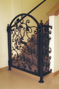 Custom Iron Gate with Deer