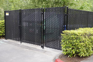 City Wide Chainlink Fence around Garbage Dumpsters