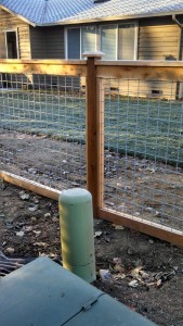 Full Panel Galvanized Fence with Grid 2x4