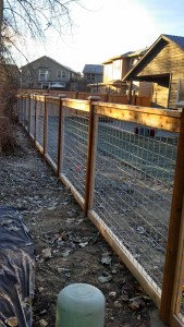 Full Panel Galvanized Fence with Grid 4x4