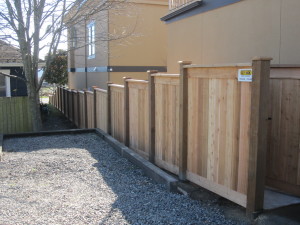 Full Panel Stepped Fence