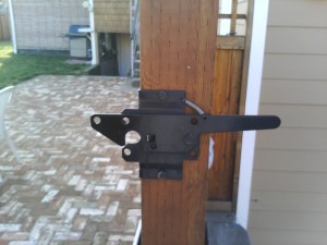 Cedar Gate with Lever Latch