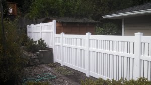 Vinyl Contemporary Fence