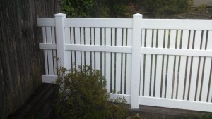 Vinyl Contemporary Fence