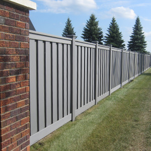 Trex Fence Gray